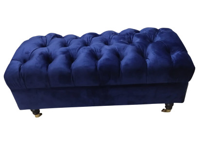 Lusso Pouf Panca Design Chesterfield Pouf Moderno Poggiapiedi Sedia