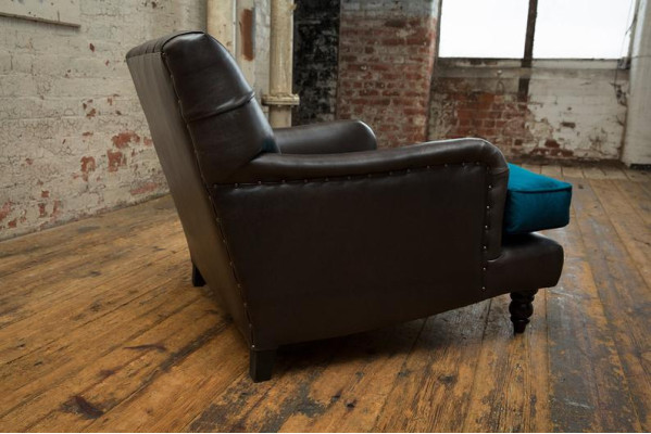 Divano Chesterfield in pelle, divano imbottito design a 2 posti, nuovi divani tessili.