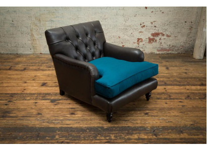 Divano Chesterfield in pelle, divano imbottito design a 2 posti, nuovi divani tessili.