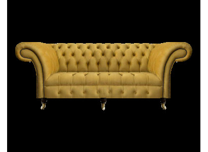 Chesterfield mobile di lusso divano a tre posti in tessuto divano poltrona soggiorno