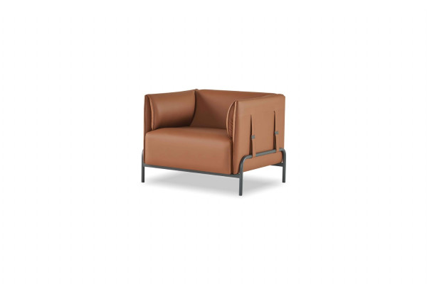 Studio per ufficio 2 posti 3 posti con poltrona marrone monocolore design moderno
