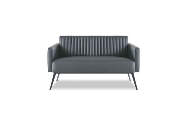 Set da ufficio 4 pezzi 3 posti 2 posti 2 poltrone nero monocolore  Set da ufficio 4 pezzi 3 posti 2 posti 2 poltrone nero monocolore