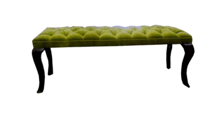 Chesterfield Pouf Poggiapiedi Pouf ottomana Divano in pelle Tessuto Tessile Poggiapiedi