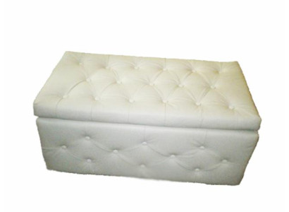 Poggiapiedi Chesterfield Poggiapiedi Comodino Ottomana Divano Pelle Tessuto Tessuto CHESTER17