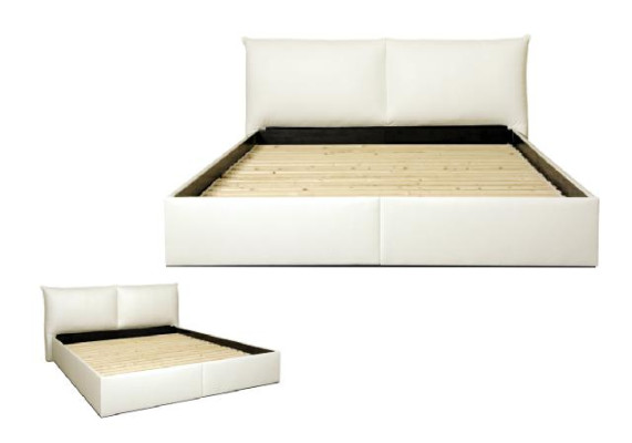 Letto Letti Letto matrimoniale Albergo Letto imbottito XXL Letto con pannello a parete Letto XXL Letto matrimoniale Nuovo