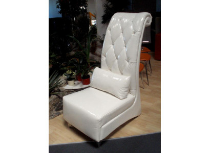 Sedia poltrona design VIP Club trono lounge divano divano con cuscini di cristallo nuovo