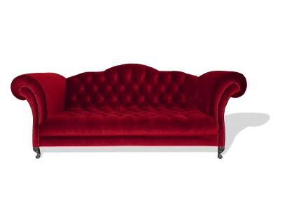 Divano Chesterfield a 3 posti, imbottito, design, divani, set di divani SL Sofa 37.