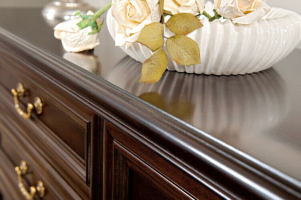 Comò classico Vetrina Sideboard Comodini Armadietto con cassetti Bar