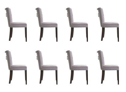 8x sedie imbottite poltrone stuhl garnitur poltrona salotto club set