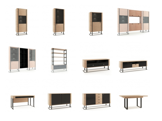 Console mobiletto Armadio in legno Credenza mobile decorativo
