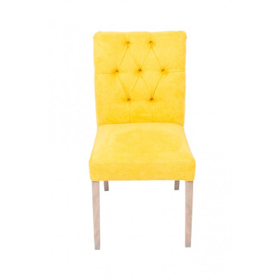 Designer Sedie Gialle Chesterfield Set di Sedie da Hotel 4 pezzi