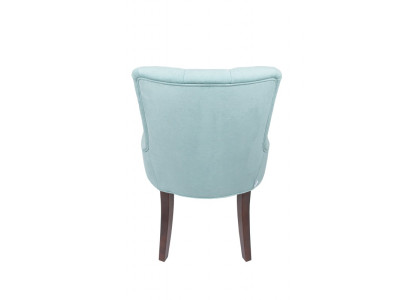Moderno Set di poltrone Chesterfield blu chiaro design Sedie con braccioli Soprabiti di lusso