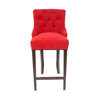 Sgabelli bar rossi, poltrone Chesterfield, set di sedie da hotel, gruppo di poltrone imbottite tessili x10.