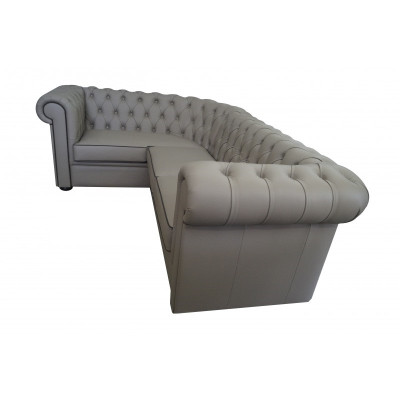 Divano ad angolo Chesterfield Chesterfield Divano imbottito Divano angolare imbottito Sedili angolari Sofà