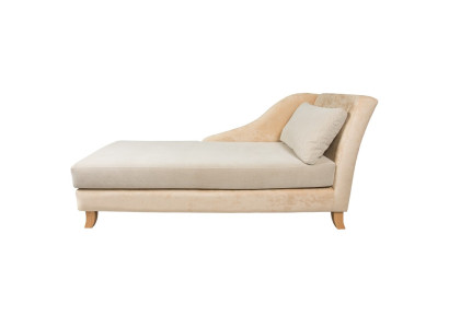 Chaiselongue Chaiselongues Divano in tessuto Liege Chaise Club Relax Tessile