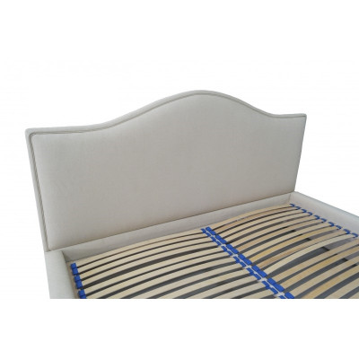 Letto Chesterfield imbottito letto matrimoniale da hotel 180x200cm con contenitore per biancheria da letto.