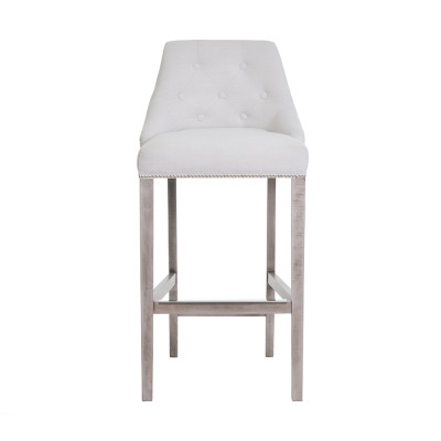 4x Sgabello da bar sgabello da bar sgabelli set di sedie rivestite in stile Chesterfield