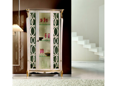 Mobili classici in legno Vetrina Design Stile Scaffale Armadio Armadi Mobili italiani Nuovo