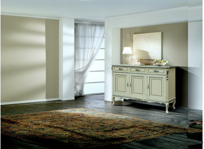 Mobili italiani in legno di lusso bianco Grande credenza Nuovi mobili da soggiorno