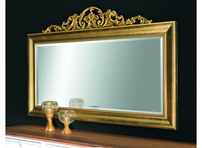 Specchio Specchio rettangolare Specchiera in legno Decorazione da parete Specchietto barocco