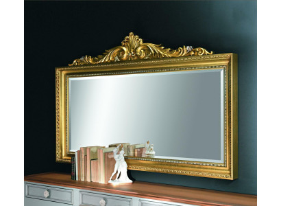 Specchio specchio da parete barocco rococò ingresso soggiorno bagno legno vetro design SP6300