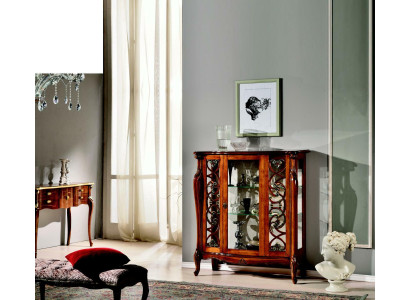 Mobili di design in legno di lusso di stile classico Vetrina barocca Mobili italiani credenza