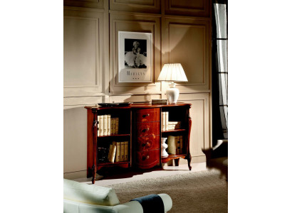 Salotto mobili Stile barocco classico Comò Comò per libri in legno