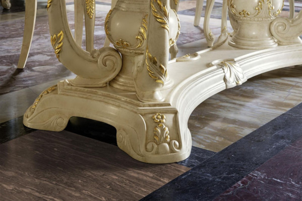 Tavolo di lusso Tavolo da pranzo Design italiano Mobili Arredamento Tavoli in legno massello