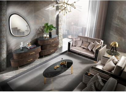 Mobili di lusso in legno - comò, armadio, scaffale, consolle. Nuovo design di comò e armadi.