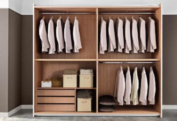 Armadio con ante scorrevoli, armadio da camera da letto, armadi in legno design moderno