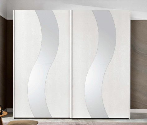 Armadio con ante scorrevoli, armadio da camera da letto, armadi in legno design moderno