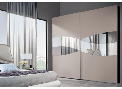 Armadio con ante scorrevoli camera da letto in legno Armadio Armadi in legno Specchio