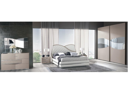 Armadio con ante scorrevoli camera da letto in legno Armadio Armadi in legno Specchio