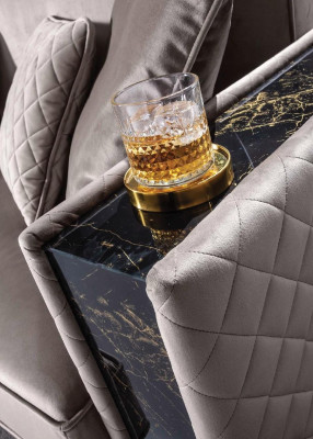 Divano 2 posti Design moderno Tessuto imbottito Divani Sedie Mobili da soggiorno Grigio.