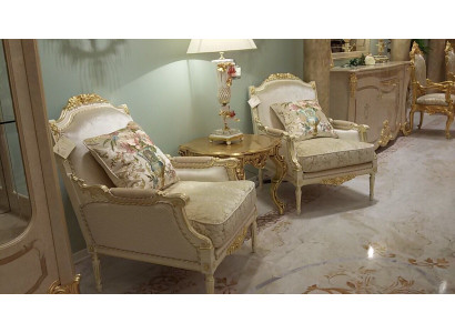 Trono a uno posto in stile italiano, mobili design, poltrona da relax da club nuova.