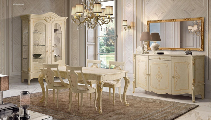 Tavolo allungabile design classico tavolo mobili italiani tavoli in legno essenziali.
