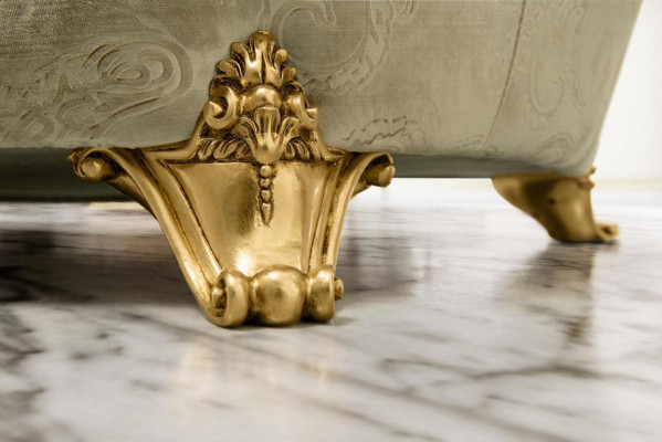 Sedia di lusso imbottita Cocktail Relax Lounge Club Mobili Design Poltrona Beige