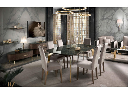 Tavolo da pranzo design mobili italiano lusso tavolo da pranzo tavoli in marmo acciaio inossidabile
