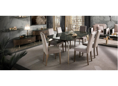 Tavolo da pranzo Nero Tavoli di design Design moderno Mobili di lusso Tavolo da pranzo per sala da pranzo Cucina