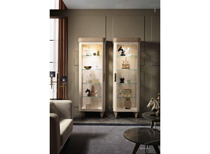 Vetrine Vetro Armadio Armadi Scaffale Legno Vetrina Design Moderno Soggiorno Nuovo.