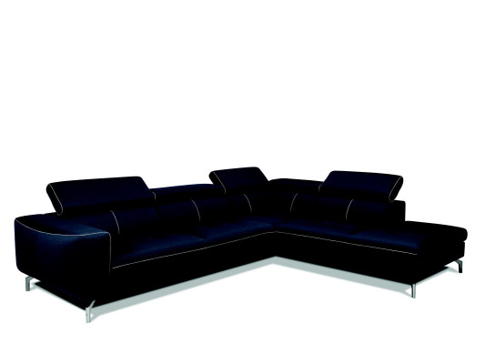 XXL Divano angolare cuscini seduta imbottiti soggiorno divano letto set salotto divani