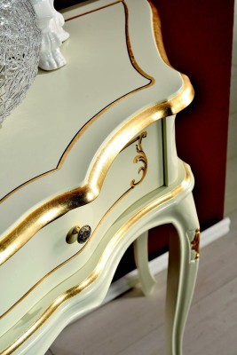 Mobili da soggiorno Classico Barocco di lusso credenza credenza in legno massello