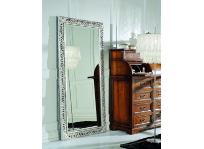 Specchio da parete Decorazione Mobili Abitare Decor Barocco Rococò Specchio Decorativo da Terra Argento