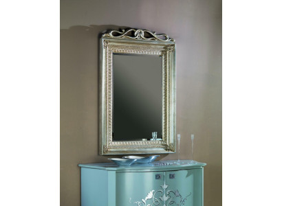 Specchio da parete classico con cornice in legno, mobile specchio nuovo 90x135 cornice in vetro da parete.