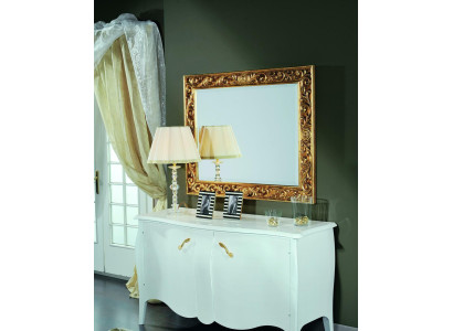 Specchio da parete Specchio Bagno Corridoio Design Salone Stile Antico Vetro Vintage Barocco Rococò
