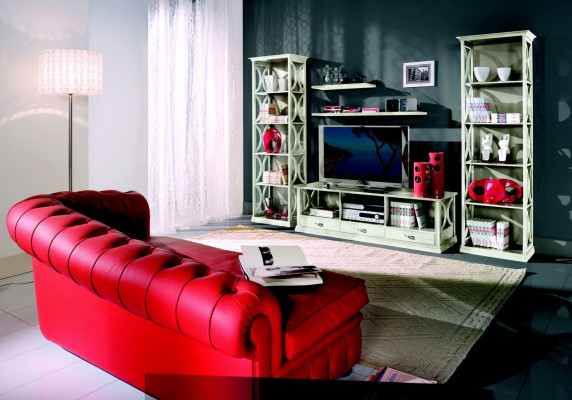 Mobili italiani Stile barocco Libreria di lusso Mobili in stile classico Nuovo