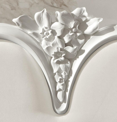 Lusso Letto Letti classici Letti a baldacchino matrimoniali Moderno Letto matrimoniale Moderno Bianco