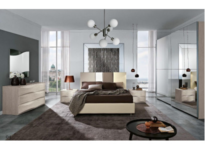 Set cassettiera con specchio gruppo di console in legno cassettiere camera da letto moderna