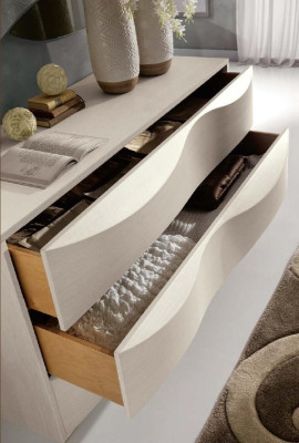 Set cassettiera con specchio gruppo di console in legno cassettiere camera da letto moderna