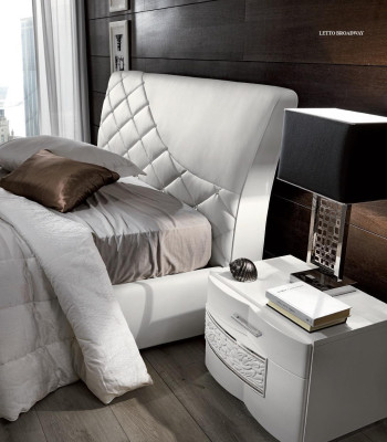 Letto, telai del letto, cornice del letto, letti, doppio, lusso, letto matrimoniale, bianco, design moderno.
